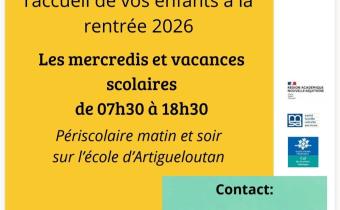 Nouveau prestataire Centre de Loisirs